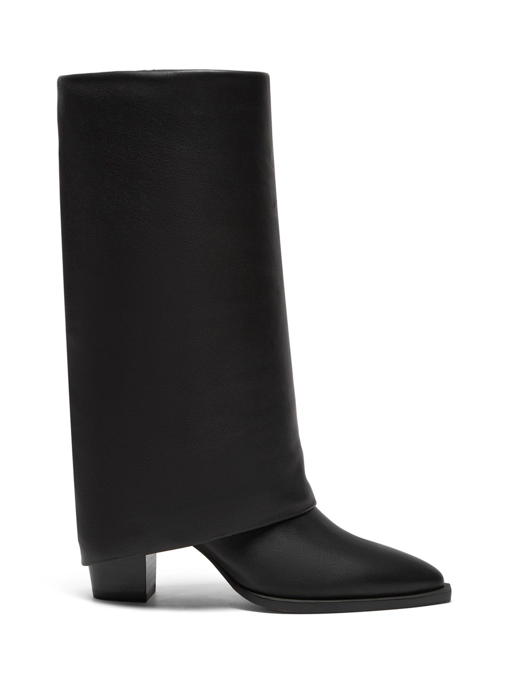 SILENT D Heeled Slouch Leather Boots Women’s EU 39 Black 1164